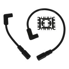 Custom Wire Set - 2000-2017 Softail - w/ carb or FI - 8MM - Black image 1