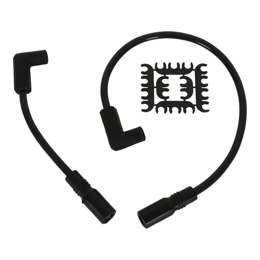 Custom Wire Set - 2000-2017 Softail - w/ carb or FI - 8MM - Black