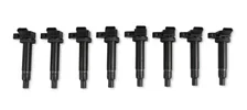 Ignition Coils - 1998-2010 Toyota, 4.7L/Lexus 4.3L, V8 Engines, 8-Pack, Black image 3