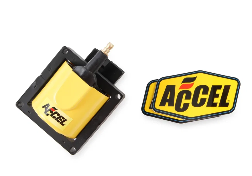 Ignition Coil - SuperCoil - 1984-1998 Ford EEC-IV - Yellow - Individual