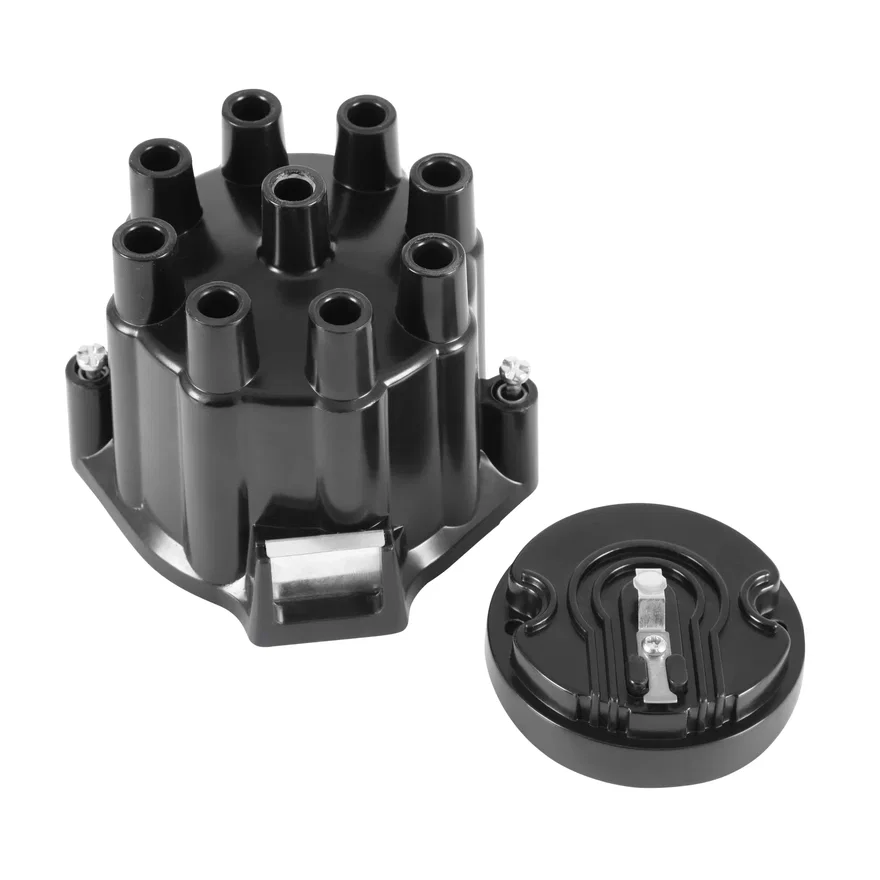 Distributor Cap & Rotor Kit  - Socket Style - Black