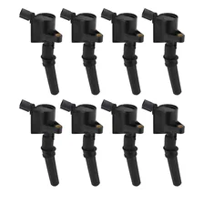 Ignition Coil - SuperCoil - 1998-2008 Ford 4.6L/5.4L/6.8L 2-valve -Black- 8-Pack image 1