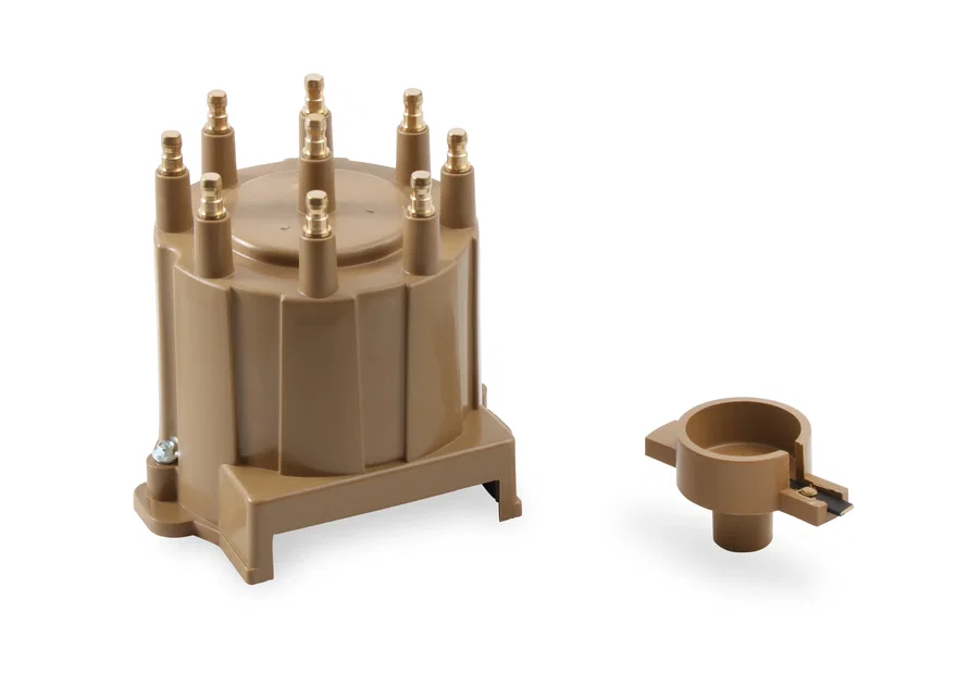 Distributor Cap & Rotor Kit - HEI Style - Tan
