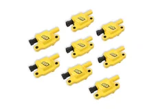 Ignition Coils - SuperCoil GM LS2/LS3/LS7 engines, yellow, 8-pack image 1