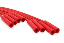 Spark Plug Wire Set - 8mm - Universal - Red Wire with Red Straight Boots image 11