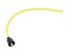 SuperStock 4000 Series V8 Wires, Copper Core, 8mm Yellow w/Orange Straight Boots image 5