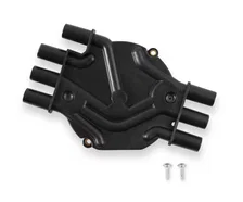 Distributor Cap - Chevy / GMC Vortec - V6 - Socket Style - Crab - Black image 2