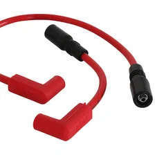 Custom Wire Set - 2000-2017 Softail - w/ carb or FI - 8MM - Red image 3