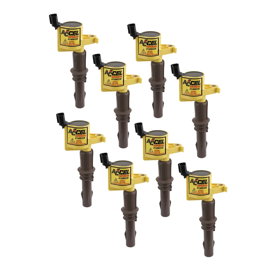 Ignition Coil - SuperCoil - 2008-2014 Ford 4.6L/5.4L/6.8L 3-valve, 8-Pack