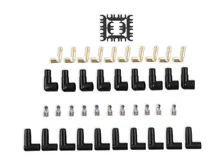 Spark Plug Wire Set - Universal - 90 Deg White Ceramic Boots image 2