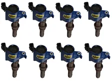 Ignition Coil - SuperCoil - 2008-2014 Ford 4.6L/5.4L/6.8L 3-valve, Blue, 8-Pack image 1