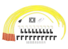 SuperStock 4000 Series V8 Wires, Copper Core, 8mm Yellow w/Orange Straight Boots image 2