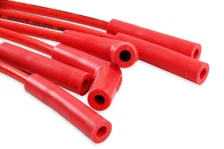 Spark Plug Wire Set - Super Stock Spiral Core 8mm - Jeep L6 - Red image 5