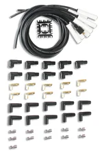 Spark Plug Wire Set - Universal - 180 Deg White Ceramic Boots image 2