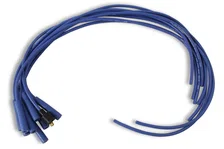 Spark Plug Wire Set- 8mm - Blue Wire with Blue Straight Boots image 10