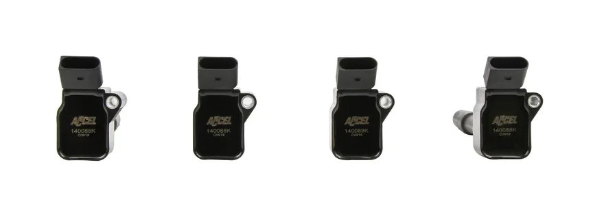 Ignition Coils - 2014-2019 VW/Audi 1.8/2.0L Engines, 4-Pack, Black