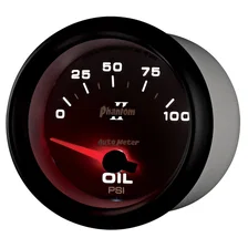 GAUGE; OIL PRESSURE; 2 5/8in.; 100PSI; ELECTRIC; PHANTOM II image 3