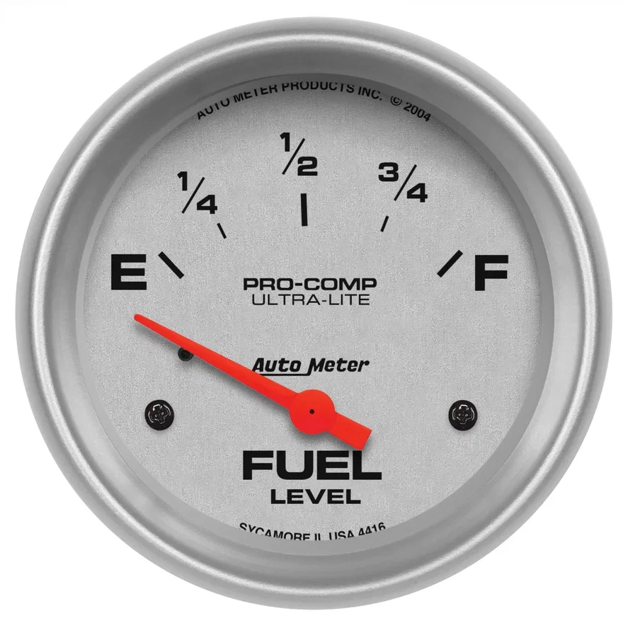 GAUGE; FUEL LEVEL; 2 5/8in.; 240OE TO 33OF; ELEC; ULTRA-LITE