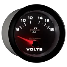 GAUGE; VOLTMETER; 2 5/8in.; 18V; ELECTRIC; PHANTOM II image 6