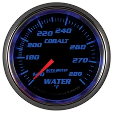 GAUGE; WATER TEMP; 2 5/8in.; 140-280deg.F; MECHANICAL; COBALT image 4