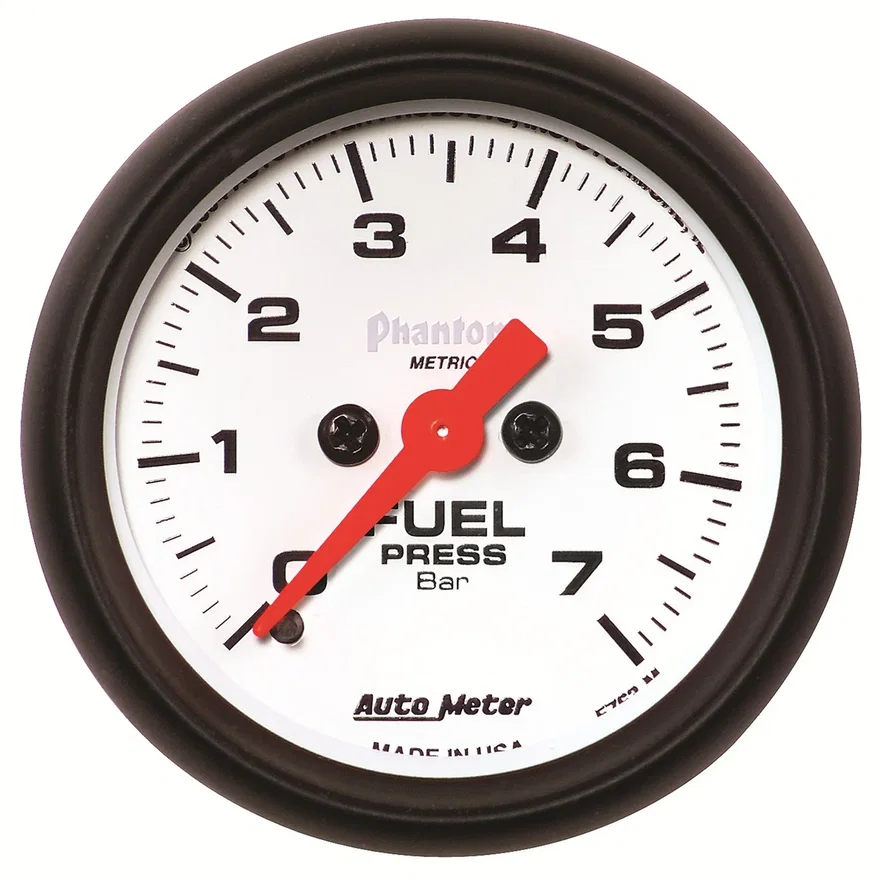 GAUGE; FUEL PRESSURE; 2 1/16in.; 7BAR; DIGITAL STEPPER MOTOR; PHANTOM