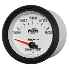 GAUGE; WATER TEMP; 2 5/8in.; 100-250deg.F; ELECTRIC; PHANTOM II image 2