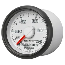 GAUGE; EXHAUST PRESS.; 2 1/16in.; 100PSI; MECHANICAL; RAM GEN 3 FACTORY MATCH for Dodge image 2