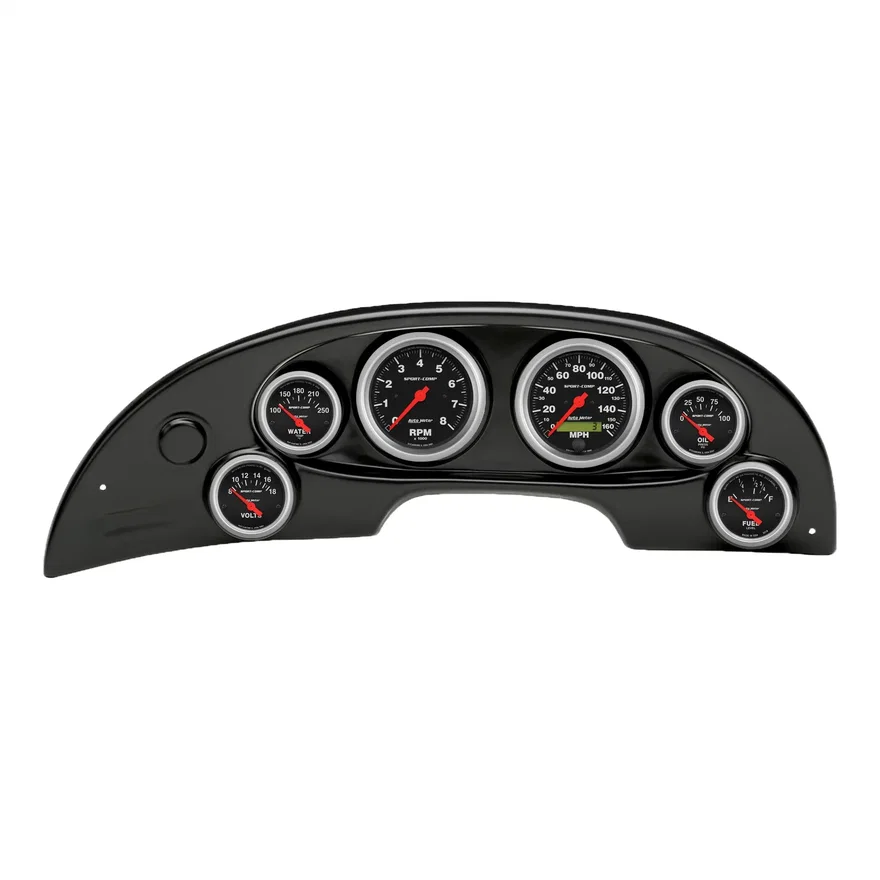 DIRECT FIT DASH KIT; (3 3/8in. X2; 2 1/16in. X4); FORD MUSTANG 94-04; SPORT-COMP