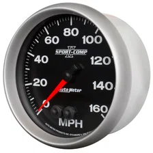 GAUGE; SPEEDOMETER; 5in.; 160MPH; GPS; SPORT-COMP II image 2