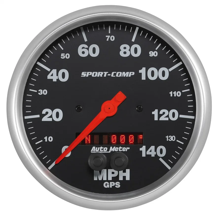 GAUGE; SPEEDOMETER; 5in.; 140MPH; GPS; SPORT-COMP