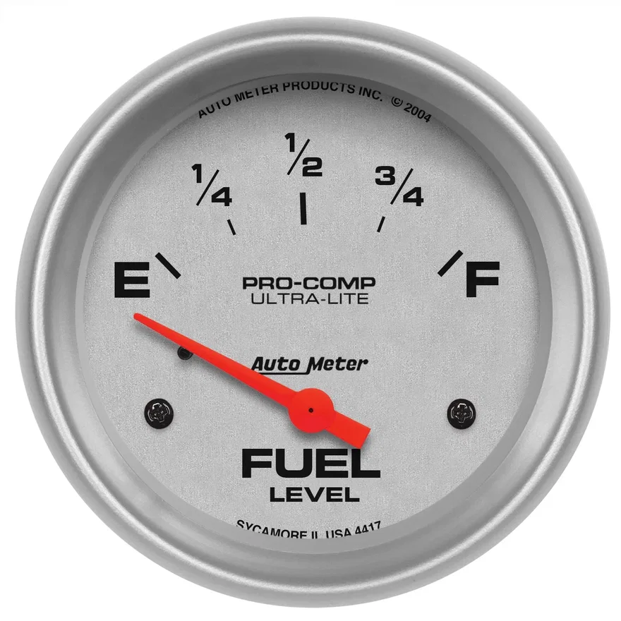 GAUGE; FUEL LEVEL; 2 5/8in.; 0OE TO 30OF; ELEC; ULTRA-LITE