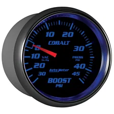 GAUGE; VAC/BOOST; 2 5/8in.; 30INHG-45PSI; MECHANICAL; COBALT image 6