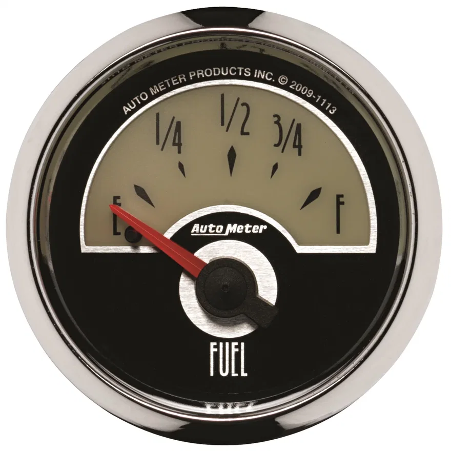 GAUGE; FUEL LEVEL; 2 1/16in.; 0OE TO 90OF; ELEC; CRUISER