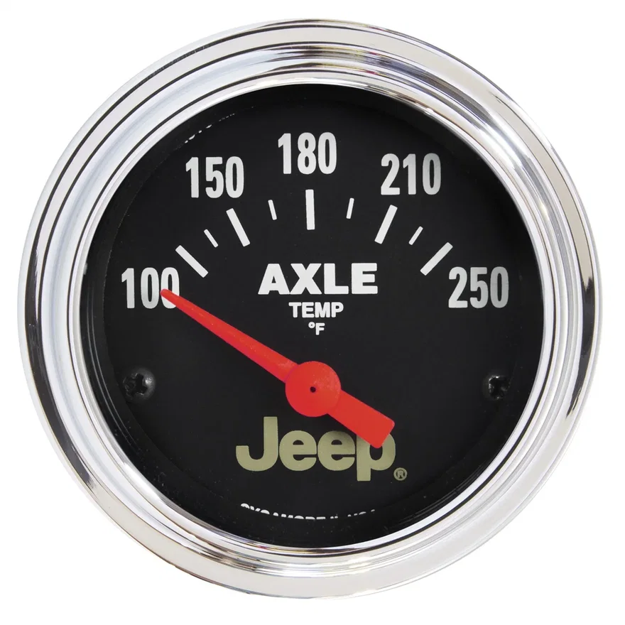 GAUGE; AXLE TEMP; 2 1/16in.; 250deg.F; ELEC; JEEP