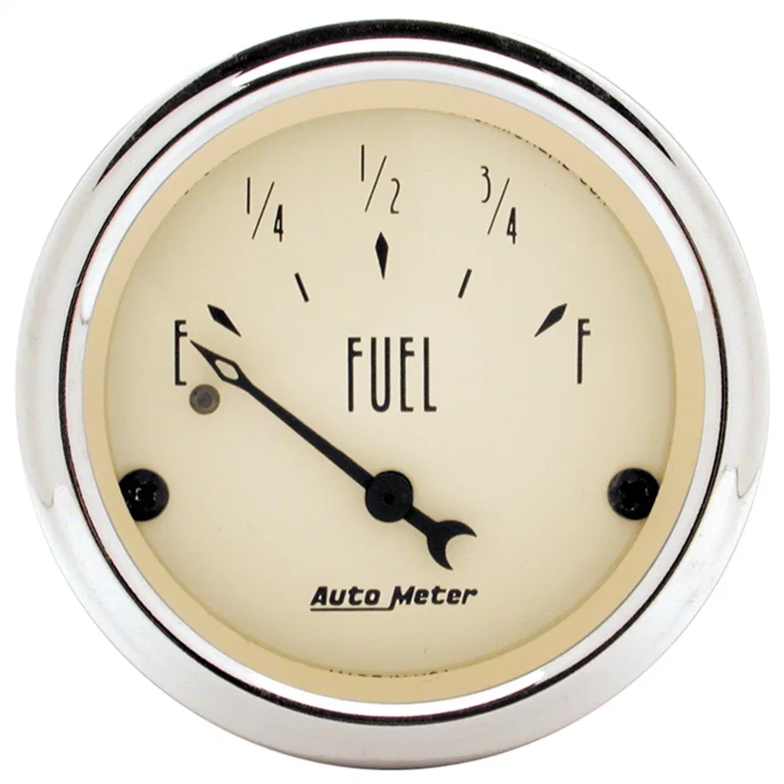 GAUGE; FUEL LEVEL; 2 1/16in.; 240OE TO 33OF; ELEC; ANTIQUE BEIGE