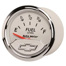 GAUGE; FUEL LEVEL; 2 1/16in.; 240OE TO 33OF; ELEC; CHEVROLET HERITAGE BOWTIE image 2
