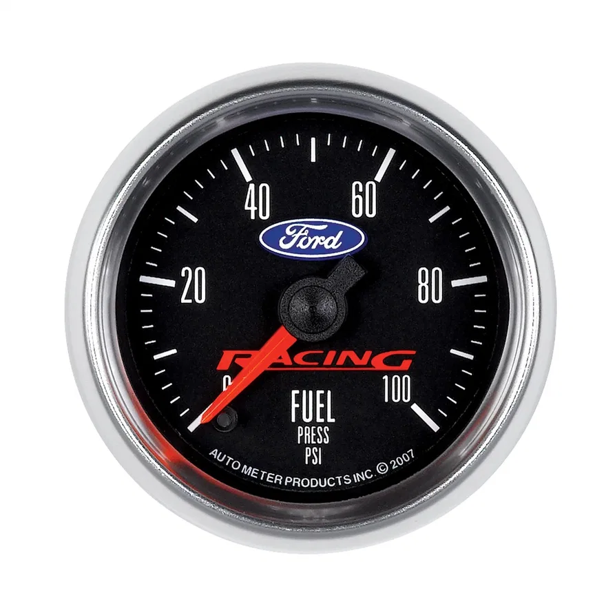GAUGE; FUEL PRESS; 2 1/16in.; 100PSI; DIGITAL STEPPER MOTOR; FORD RACING
