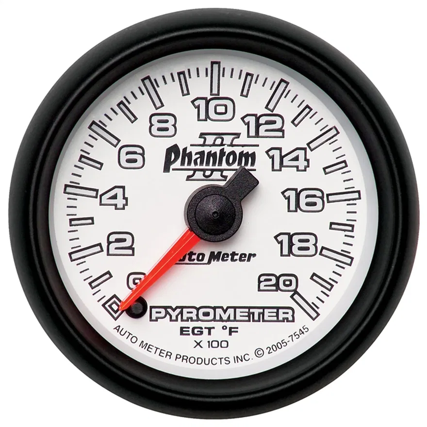 GAUGE; PYROMETER (EGT); 2 1/16in.; 2000deg.F; DIGITAL STEPPER MOTOR; PHANTOM II