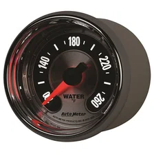 GAUGE; WATER TEMP; 2 1/16in.; 260deg.F; DIGITAL STEPPER MOTOR; AMERICAN MUSCLE image 2