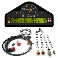 RACE DASH DISPLAY; 10K RPM/WTRP/FUELP/OILP/OILT/WTMP/VOLT; PRO-COMP image 2