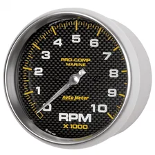 GAUGE; TACHOMETER; 5in.; 10K RPM; MARINE CARBON FIBER image 2