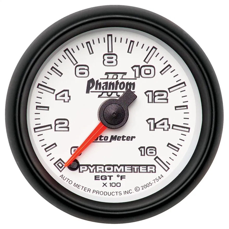 GAUGE; PYROMETER (EGT); 2 1/16in.; 1600deg.F; DIGITAL STEPPER MOTOR; PHANTOM II