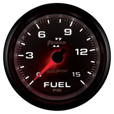 GAUGE; FUEL PRESSURE; 2 5/8in.; 15PSI; MECHANICAL; PHANTOM II image 4