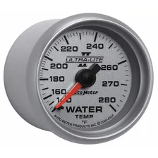 GAUGE; WATER TEMP; 2 1/16in.; 140-280deg.F; MECHANICAL; ULTRA-LITE II image 5