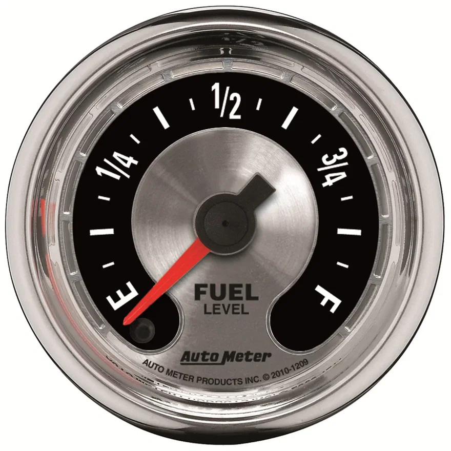 GAUGE; FUEL LEVEL; 2 1/16in.; PROGRAMMABLE; AMERICAN MUSCLE