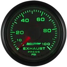 GAUGE; EXHAUST PRESS.; 2 1/16in.; 100PSI; MECHANICAL; RAM GEN 3 FACTORY MATCH for Dodge image 4