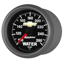 GAUGE; WATER TEMP; 2 1/16in.; 100-260deg.F; DIGITAL STEPPER MOTOR; CHEVY GOLD BO image 3