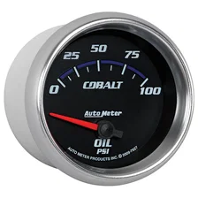 GAUGE; OIL PRESSURE; 2 5/8in.; 100PSI; ELECTRIC; COBALT image 5