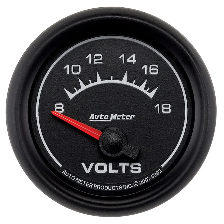 GAUGE; VOLTMETER; 2 1/16in.; 18V; ELECTRIC; ES