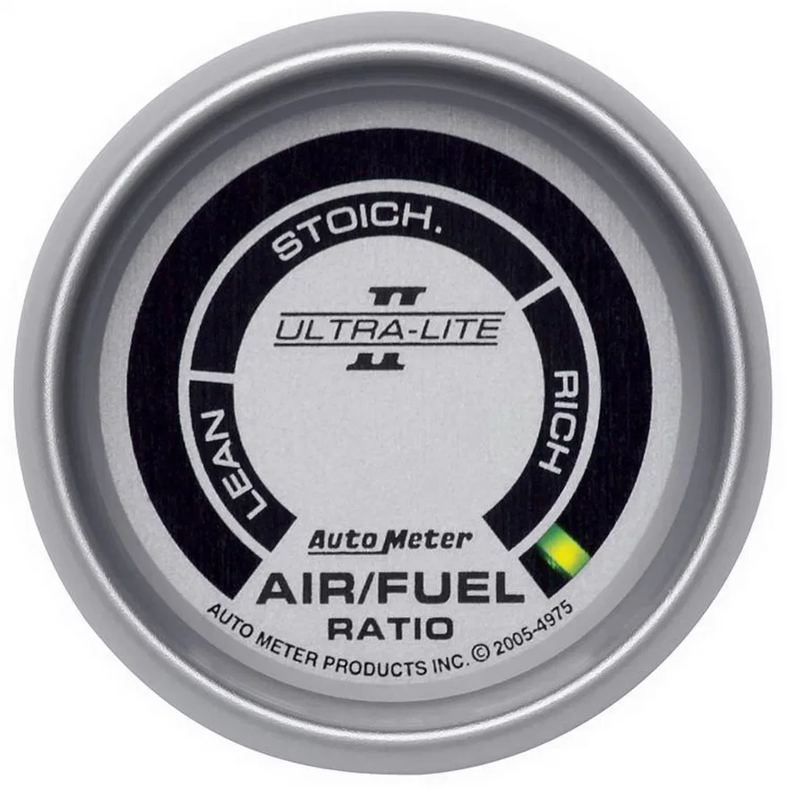GAUGE; AIR/FUEL RATIO-NARROWBAND; 2 1/16in.; LEAN-RICH; LED ARRAY; ULTRA-LITE II